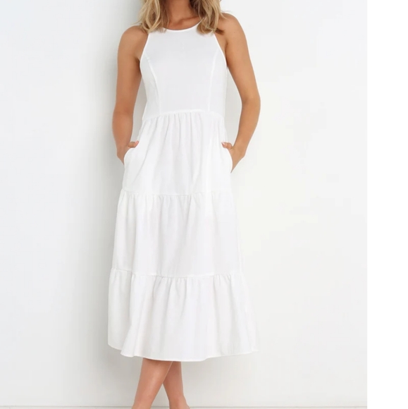 New 🎀 Petal & Pup halter tiered dress back cutout - Picture 1 of 12